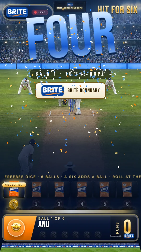 The cricket game on a portrait mall wall